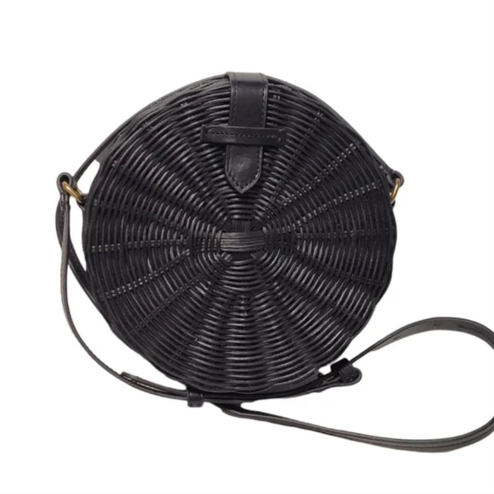 J. Crew Round Straw Crossbody Bag